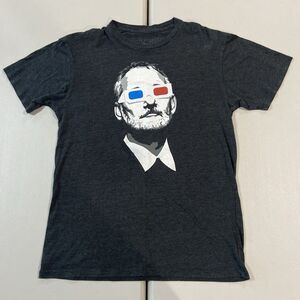 Graphic Bill Murray in 3D Glasses CHIVE TEES T-Shirt Mens Small Black Tee